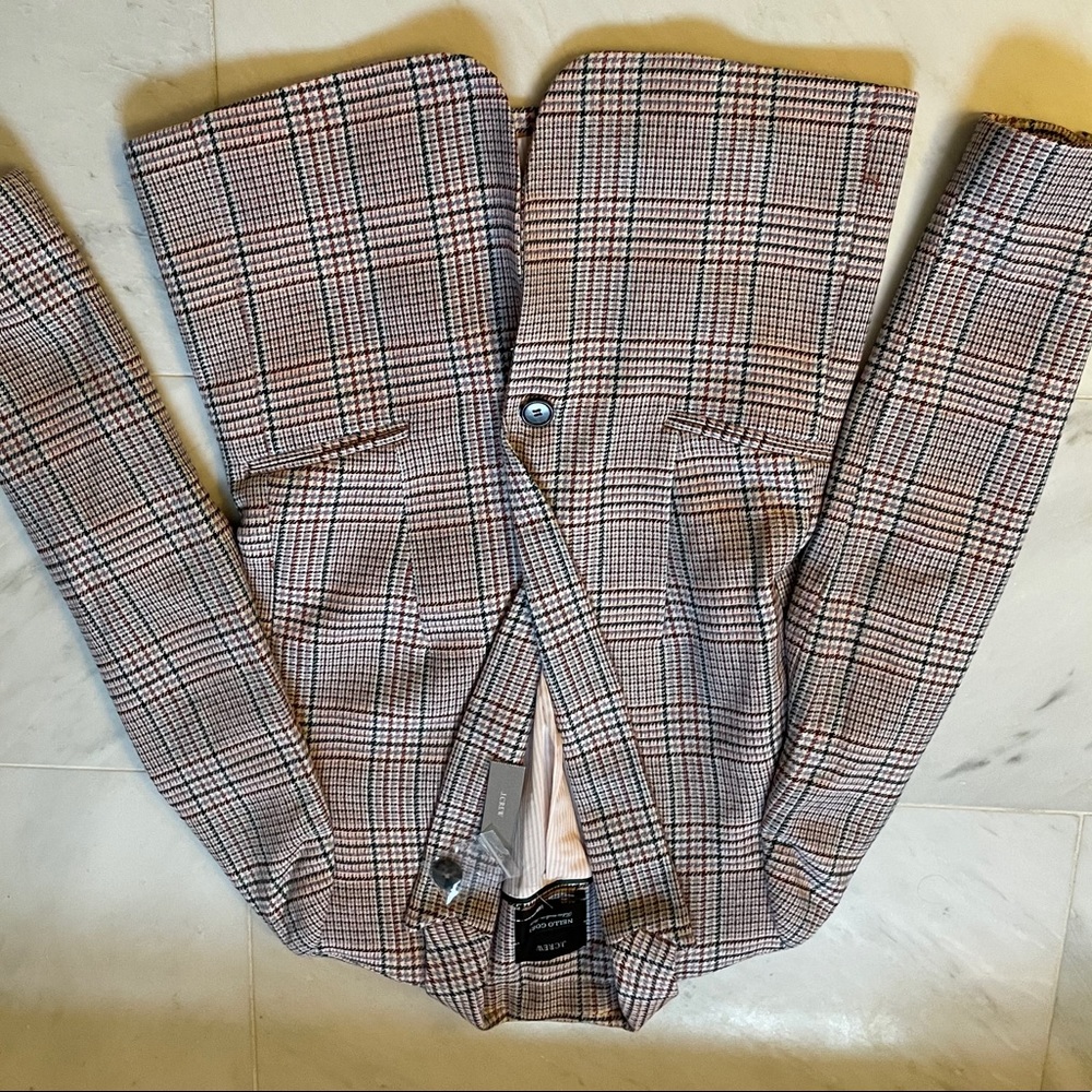 JCrew plaid Parke blazer, size 2. NWT.